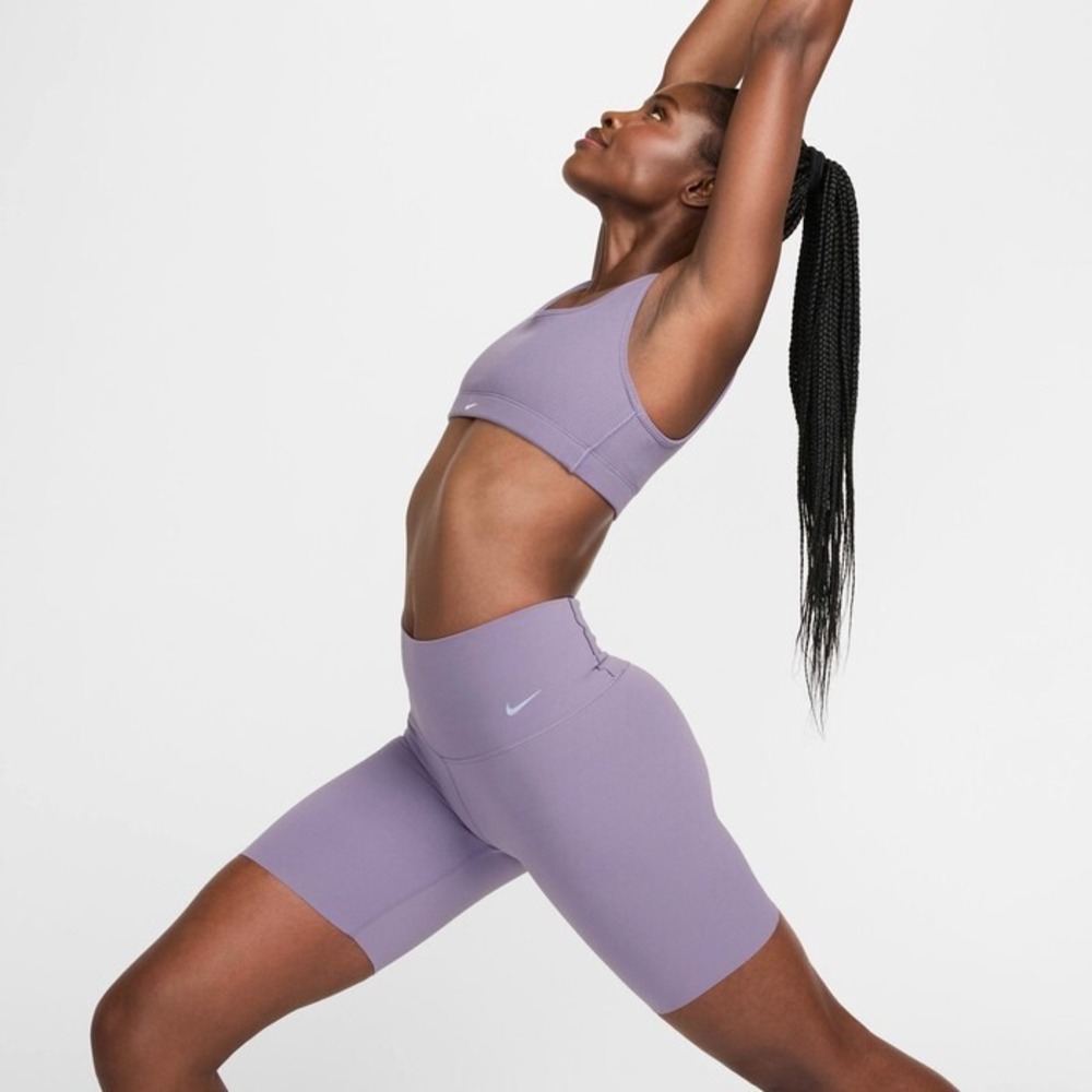 Nike® (Women's SMALL) Zenvy™ High-Waisted 8" Biker Shorts in Daybreak - $65